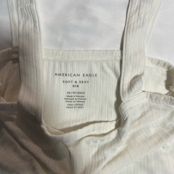 American Eagle Soft and Sexy White Tank Top - Picture 3 of 4
